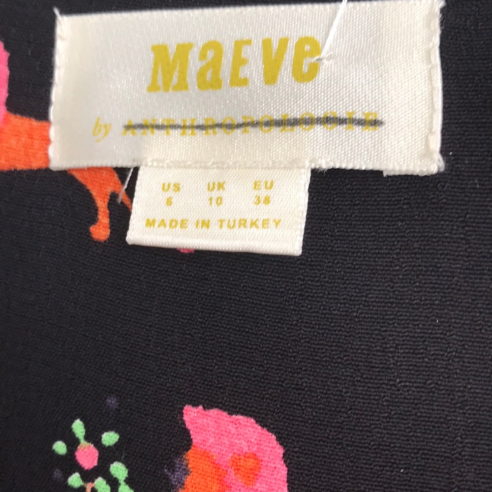 Maeve  Anthropologie Praslin printed 🦁💐dress sz 6 - Picture 5 of 6